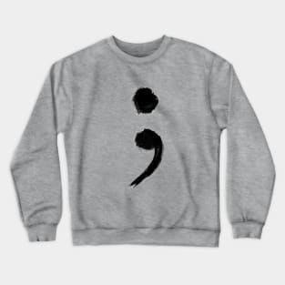 Semicolon Crewneck Sweatshirt